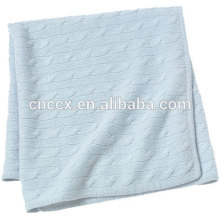 15JWS0712 100%кашемир кабель вязать детские мягкие одеяло